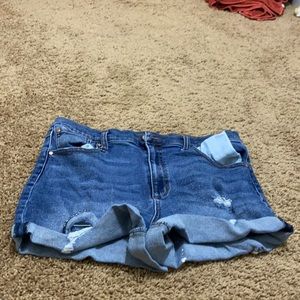 Jean shorts  high rise
